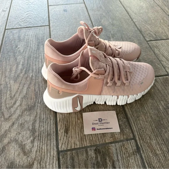 Brand New Nike Free Metcon 5 Women's Workout Shoes “Pink Oxford” - Picture 4 of 12